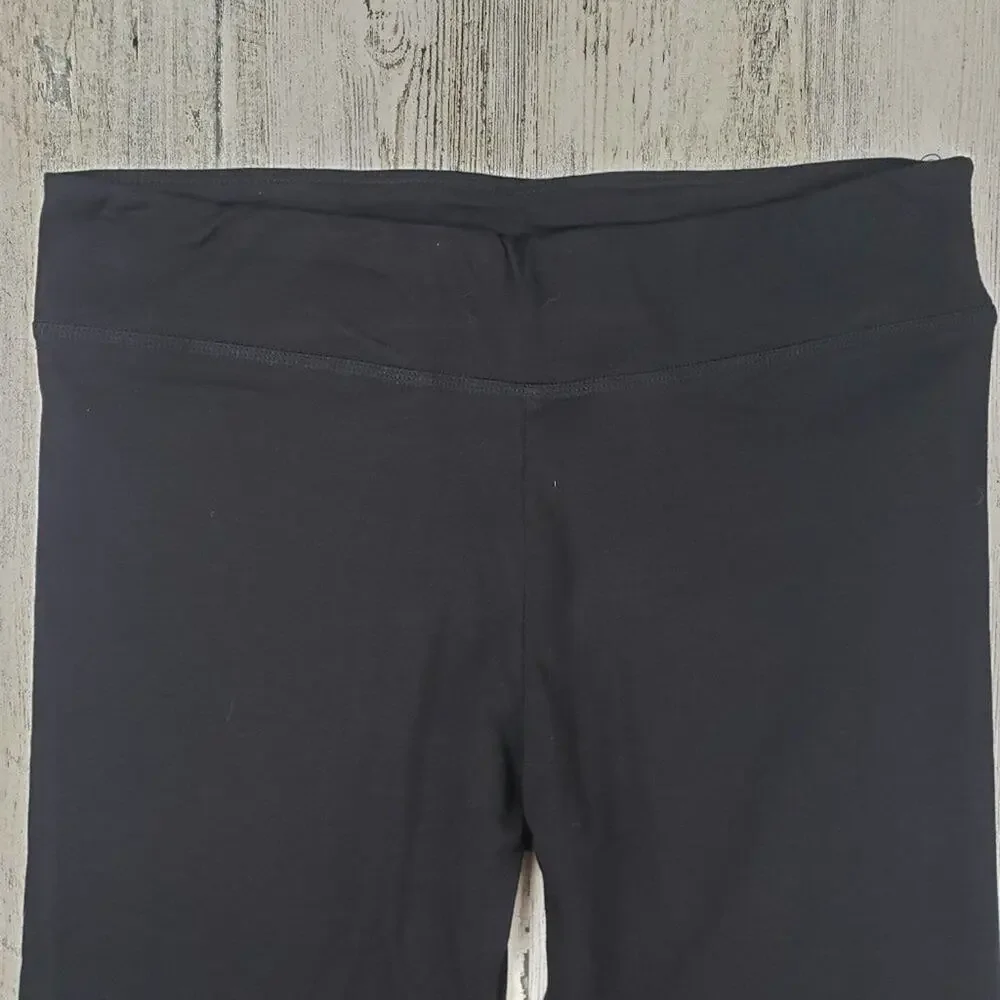 NWT Sunfrog Solid Black Full Length Leggings Women's Size Small